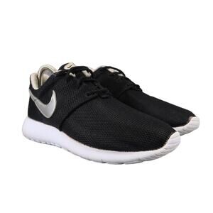 Nike Shoes Kids 5Y Sneakers Athletic Roshe One Active Lifestyle Black Silver Low